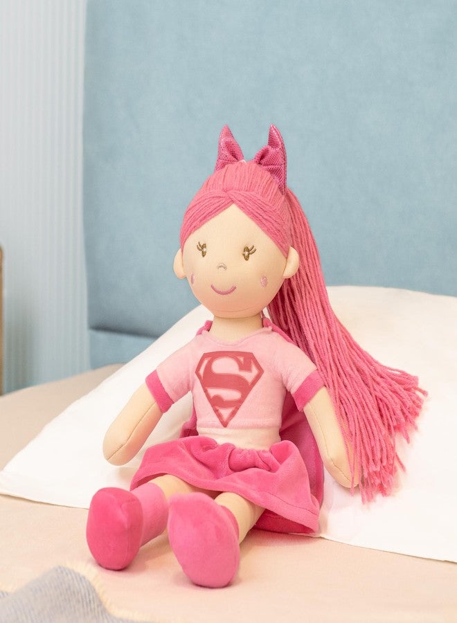 Mirada Super Girl Doll for Baby Girls/Kids | Washable & Super Soft Fabric Body | Stuffed Plush - 38cm - Image 2